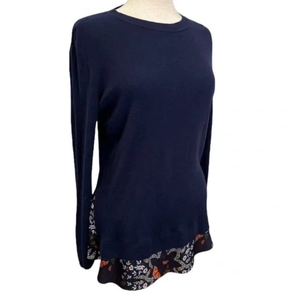 Ted Baker Sidni Kyoto Garden Layer Sweater Womens TB 5 Cashmere Blend